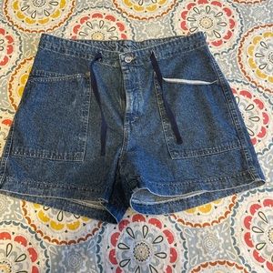 Vintage riveted Lee denim short